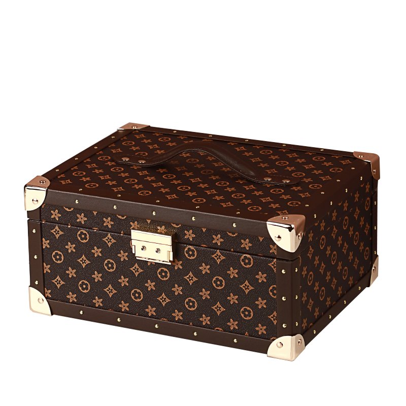 Combination Portable Jewelry Box Lockable Jewelry Organizer Collection