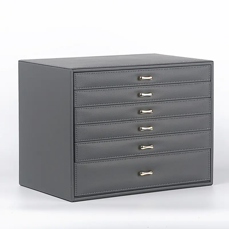 6-Tier Jewelry Storage Box Multi Drawers Jewelry Organizer