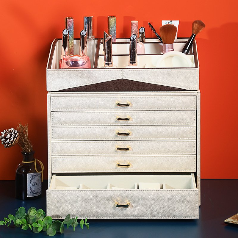 Cosmetic Tray Double Layers Jewelry Display Tray - Image 4