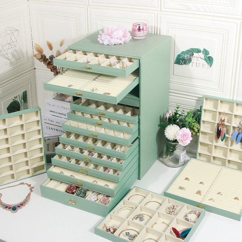15-Tiers Jewelry Box Super Large Jewelry Set Storage Organizer - Image 2