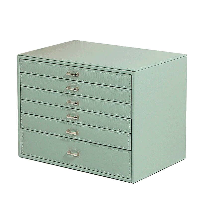 6-Tier Jewelry Storage Box Multi Drawers Jewelry Organizer - Image 2