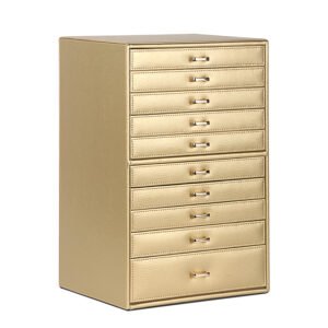 10-Layer Jewelry Organizer Multi-tray Storage Collection Display