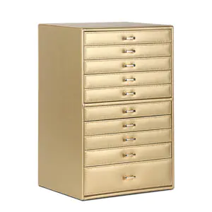 10-Layer Jewelry Organizer Multi-tray Storage Collection Display