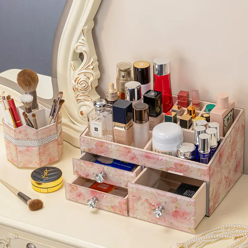 Luxury Multi-Layer Glass Jewelry Box Elegant Storage Case for Necklace Ring Earring Fashionable Accessories Organizer - Image 6